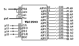 wiring the TLC2543
