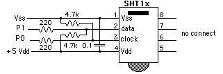SHT1x schematic